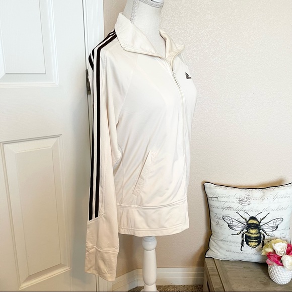 Adidas tracksuit sweater ivory white - Picture 4 of 6